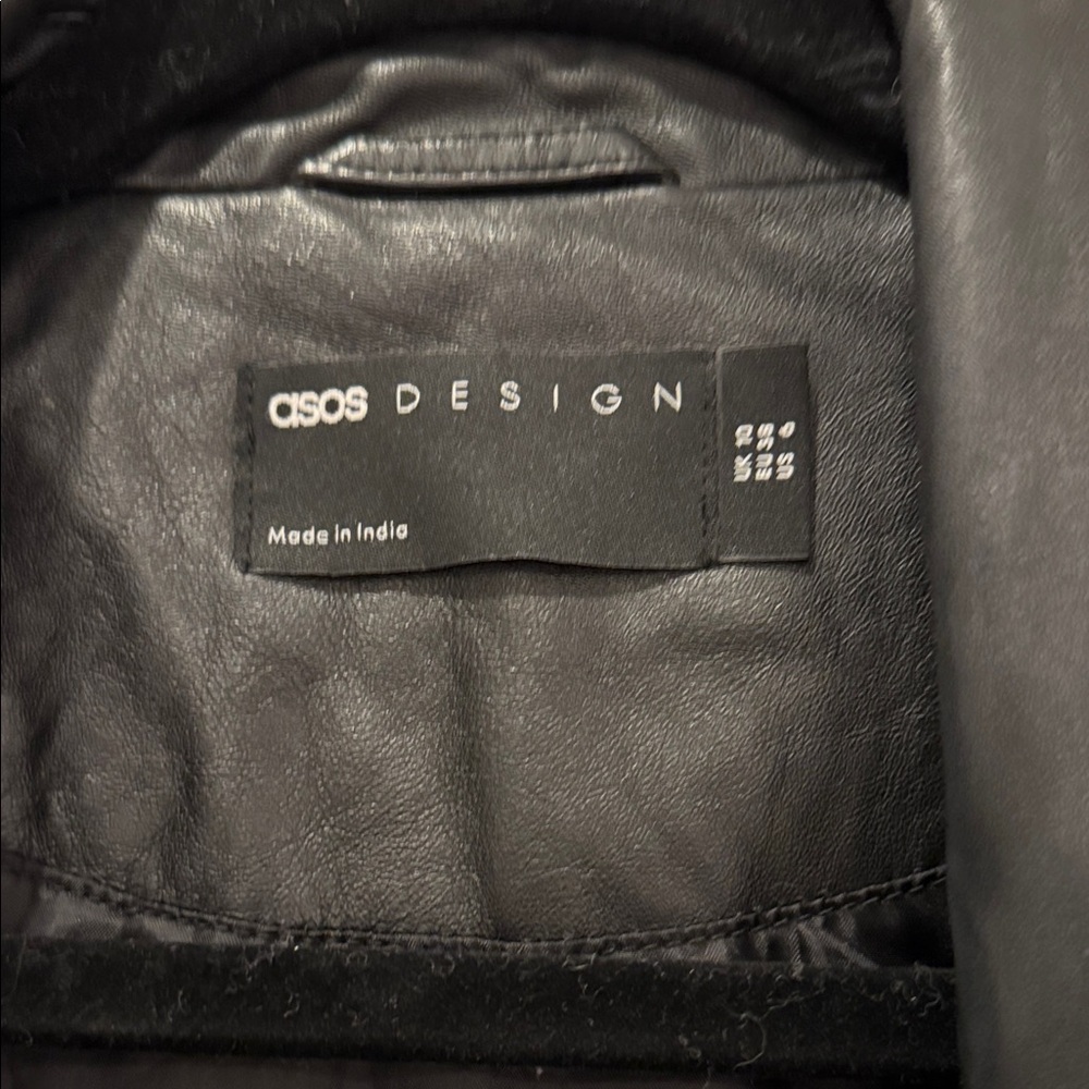 ASOS Authentic Leather Jacket - Picture 2 of 4
